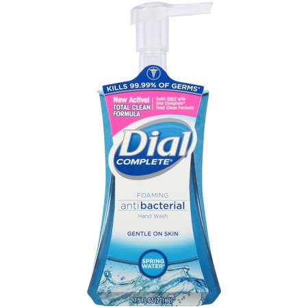 DIAL Complete Spring Water Scent Antibacterial Foam Hand Soap 7.5 oz 05400